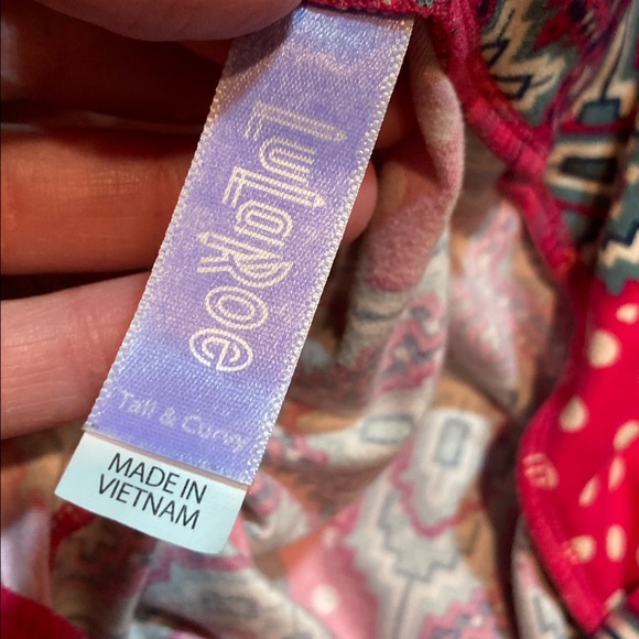 LuLaRoe TC2 Leggings Disney Minnie Mouse Print Tall Curvy 2 Plus Size - Picture 3 of 3